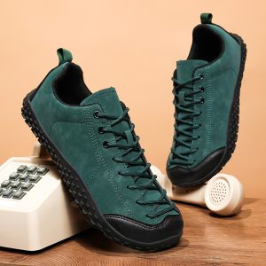 Men’s Wide Toe Barefoot Hiking Shoes for Flat Feet